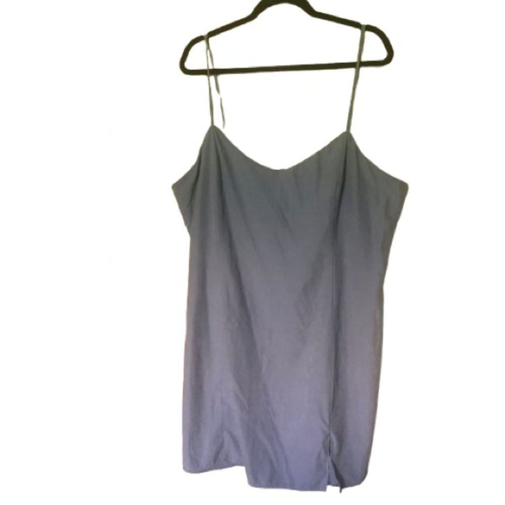 Blue Spaghetti Strap Dress